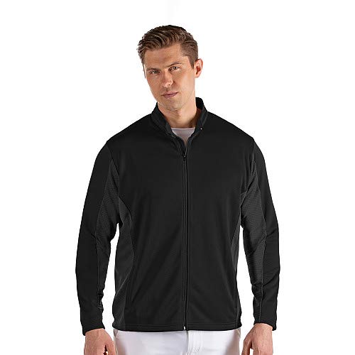 Antigua Men's Passage Jacket S Black/Smoke