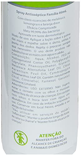 Imuno Spray Antisseptico Familia 60ml, IMUNO