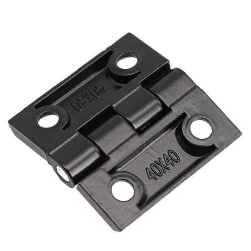 Door Butt Hinges Distribution Box Heavy-Duty Industrial Backflap Aluminium Cabinet Hinge Machine Tool Hardware(Silver 50X50MM)