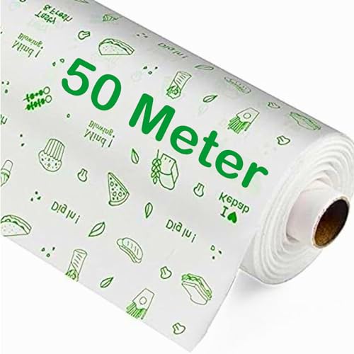 OFIXO 50 Meters Food Wrapping Paper Roll - Premium Non-Stick Butter Wrapping Paper. Food Wrapping Paper, Re-heatable Non Stick Paper, Parchment Paper (B0CP1Z95LS) Amazon Price History, Amazon Price Tracker