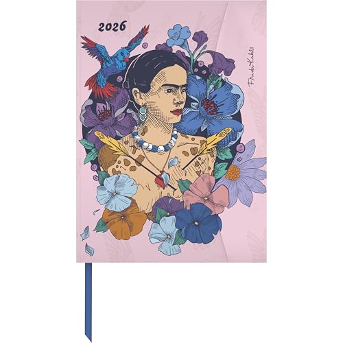 Frida Kahlo 2026 - Diary - Buchkalender - Taschenkalender - 16x22: Magneto Diary