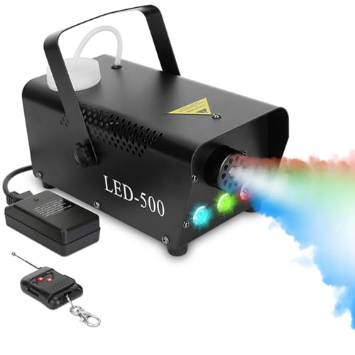 Máquina de humo 400W con luces LED para eventos miniatura 1