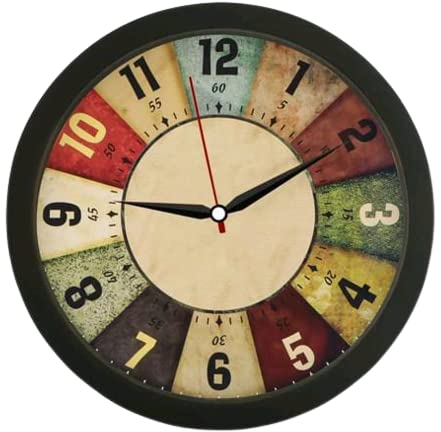 RC CREATIVE Twelve Color Wall Clock for Living Room || Badroom || Shop || Office || Home Decor_0180
