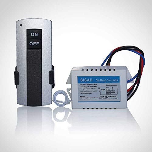 SiSAH® 1 Way Plastic Remote Control Switch, Small (Multicolour)