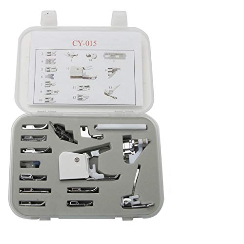 Set de 15 piezas Pies para máquina de coser CKPSMS