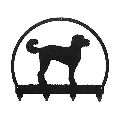 SWEN Products Labradoodle Metal Key Chain Hanger - Leash Holder