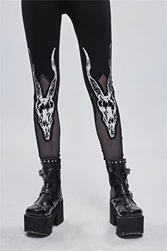 Leggings oscuros Devil's Claw sin transparencias para looks góticos perfectos 5