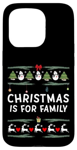 Christmas is For Family Jolly �z���f�[�M�t�g �Ƒ��p�[�e�B�[�p �X�}�z�P�[�X iPhone 15 Pro �p