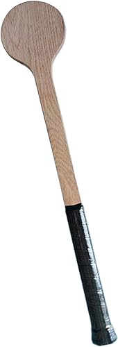 Milageto Puntero de raqueta de tenis de madera con cuchara media para practicar tenis