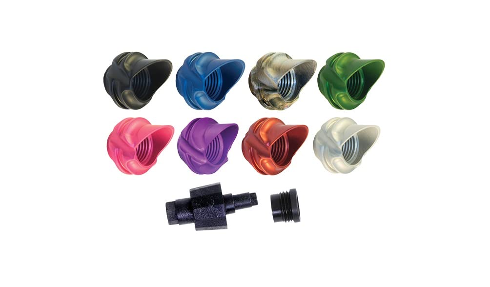 Speciality Archery 1/4in Large Hooded Peep Housing 37 Degree Green
