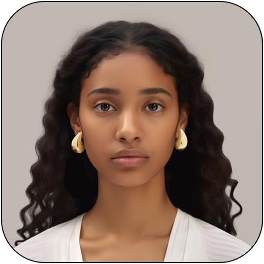 LIU JUNDrop Earring 𝐃𝐮𝐩𝐞𝐬 𝐄𝐱𝐭𝐫𝐚 𝐋𝐚𝐫𝐠𝐞 For Women, Big Oversize Chunky Gold Hoop Earrings Lightweight Teardrop Trending Statement Pierced Polished Hypoallergenic Jewelry Teens Girls