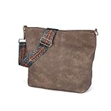 Dimensions : la taille de ce sac à bandoulière pour femme est de 31,75 x 10,16 x 26,16 cm, avec des bretelles réglables et une longueur de 30,48 à 57,15 cm.