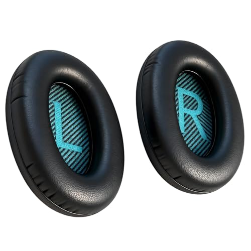 1 Par Almohadillas De Repuesto para Auriculares, Cojines Suaves De Cuero Proteico con Espuma Memory, Aislantes del Ruido y Cómodos, Almohadillas De Repuesto para Auriculares Over Ear