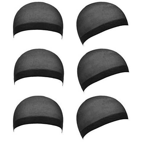Qiuyan 6pcs Comfortable Stretchy Wig Caps Cover