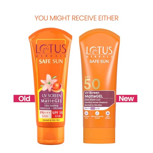 Lotus Herbals Safe Sun UV Screen Matte Gel Sunscreen SPF 50 50g - Image 3