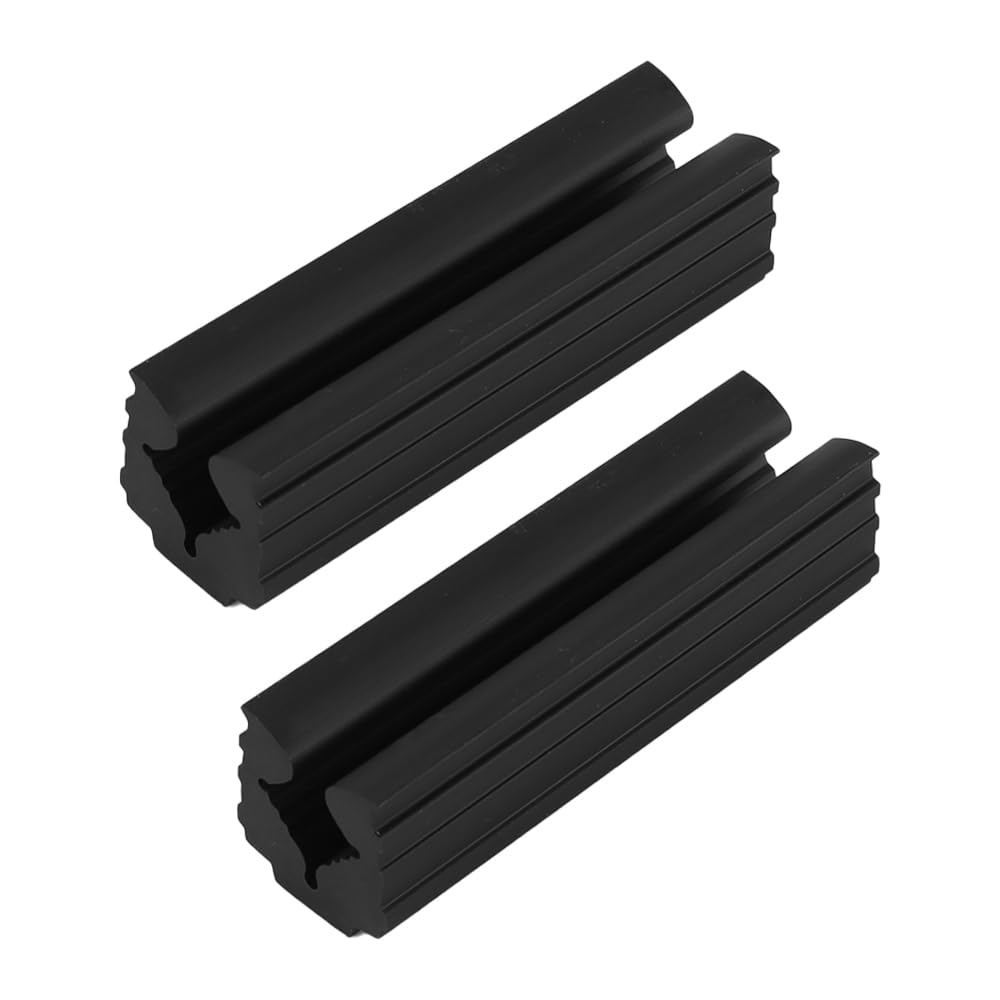 Laroal 2 Pack Golf Club Rubber Vise Clamp Putters Vice Grip for Regripping Golf Clubs Hook Blads Golf Grip Tape Strips (Black)