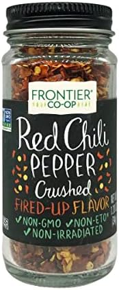 Frontier Chili Peppers Red Crushed (15,000 Heat Units), 1.2-Ounce Bottle
