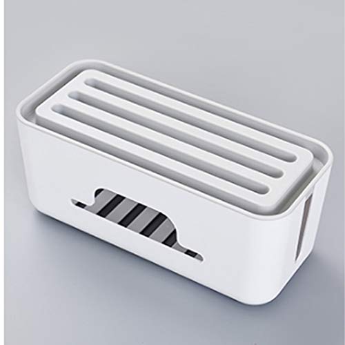 Boîte de rangement de routeur en plastique au design minimaliste pour intérieur moderne