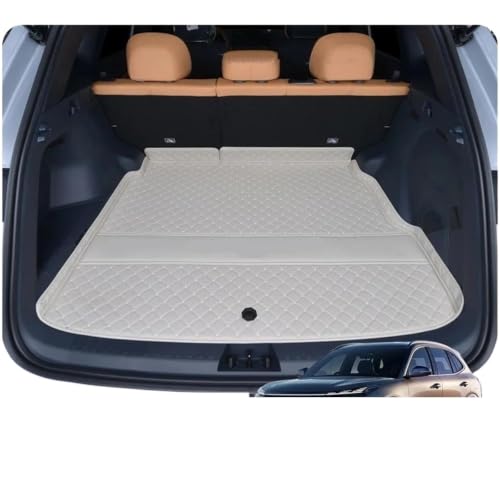Tapis de coffre arrière anti-rayure Geely EX5 cuir gris plateau 2025-2027
