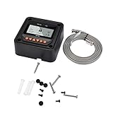 Keenso MT52 Solarregler Fernanzeige LCD-Anzeige für A BN Viewstar 10-100A MPPT Controller Schwarz