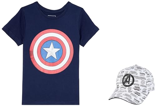 Image of Amazon Brand - Symbol Boy's Marvel Regular Fit T-Shirt, Cotton Crew Neck