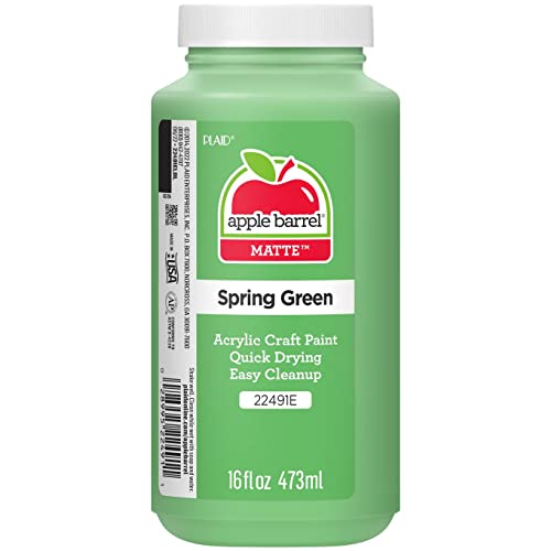 Image of Apple Barrel 22491E ACRYLIC PAINT, 16 oz, Spring Green