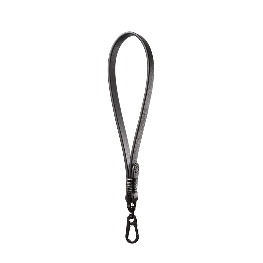 PopSockets Wristlet Phone Strap, Wrist Strap for Phone, Device Holder - Black