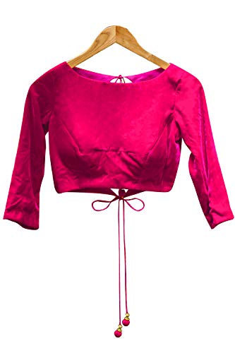 Women's Party Wear Readymade Bollywood Designer Indian Style Padded Blouse for Saree Crop Top Choli