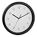 Produktbild TFA Dostmann Analoge Wanduhr, 60.3064.01, modern, leises Sweep-Uhrwerk, Küchenuhr, Bürouhr, schwarzer Rahmen, (L) 254 x (B) 254 x (H) 34 mm, Schwarz