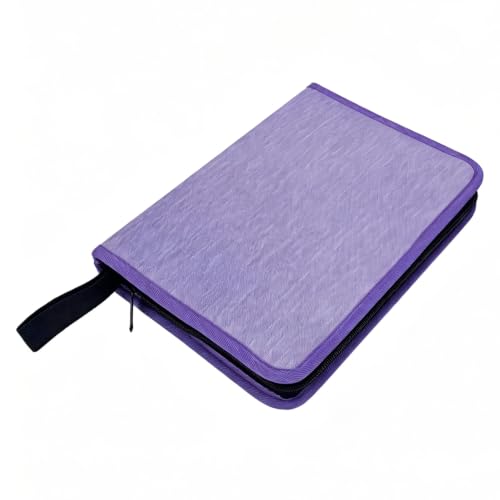 Image of YOUNGCOL 72 Slots Colored Pencil Case Pencil Holder Color pencil organizer Storage (Purple)