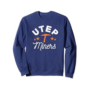 University of Texas El Paso UTEP Miners Logo Sweatshirt