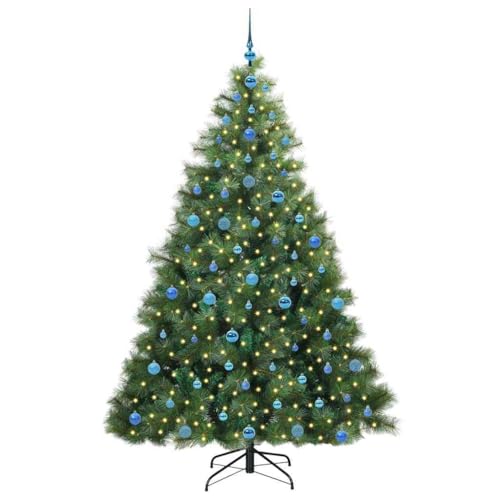 Árbol de Navidad artificial verde con luces LED integradas para decoración de interior 3