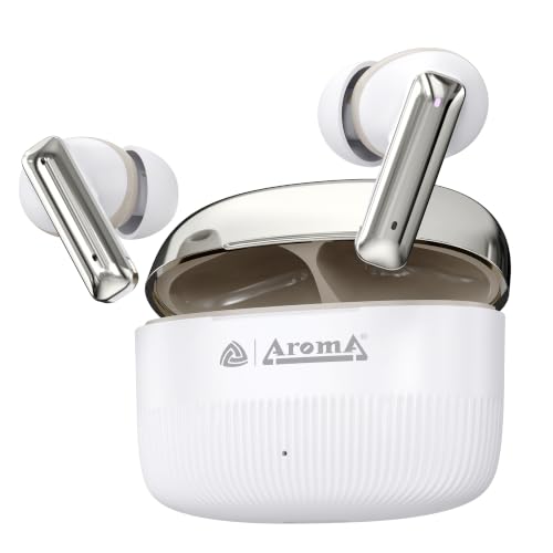 Image of AROMA TWS30 Upto 50Hr Playtime*, Dual Paring, BT V5.3, Fast Charging, Heavy Bass Bluetooth