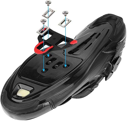 image for Lahien Bike Cleats for 6 Degree Float, Self-Locking Cycling Pedals Cle