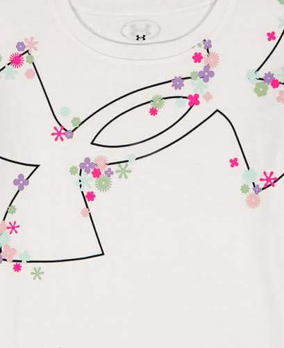 Image of Under Armour Girls' 2-piece Short Sleeve Tee and Shorts Set, Lightweight and Comfortable