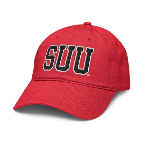 Gorra de béisbol roja ajustable Southern Utah