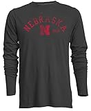 Premium Garment Washed Jersey Camp David Guru Signature Herren-T-Shirt, Rundhalsausschnitt, langärmelig, Carbon, Größe S