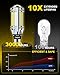 AUXITO 921 LED Bulb Reverse Lights, 600% Super Bright 912 T15 led Backup light, CAN-Bus Error Free 906 922 W16W LED Bulbs for Reverse Back Up Marker Lights, 6000K White