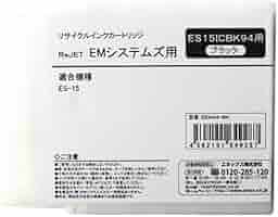 [ご予約品][6点]EPSON ES-15 EM用リサイクルインクICBK94他 楽天市場】【同型番4点以上で注文可能】 ES15ICBK94 EM