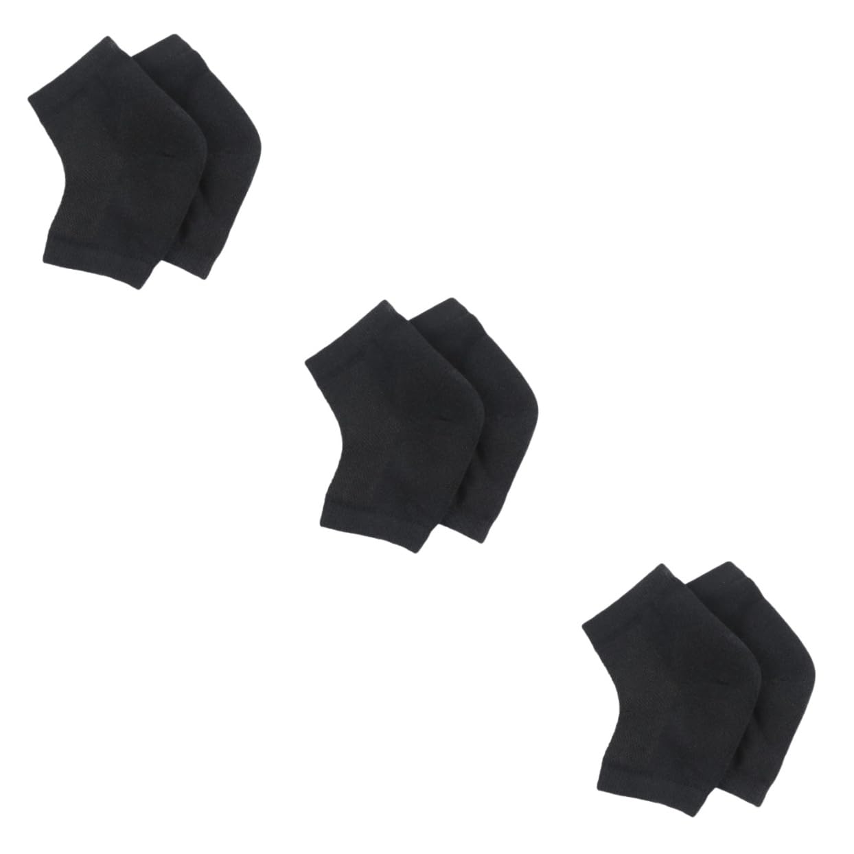 Healeved 9piezas Calcetines De Gel Para Talones Abiertos Hidratantes y Transpirables Para Pies Secos y Agrietados Soporte Para Pies Para Uso Diurno y Nocturno