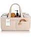 PUTSKA Baby Diaper Caddy Organizer for Changing Table – Stylish Nursery Storage Basket, Newborn Essentials, Baby Shower Gifts and Registry Must-Haves for Boy or Girl, Car Diaper Caddy, Corduroy Cream
