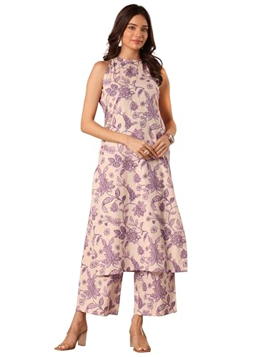 Image of Libas Printed Viscose Rayon Co ords Set for Women | daily wear | casual wear | office wear