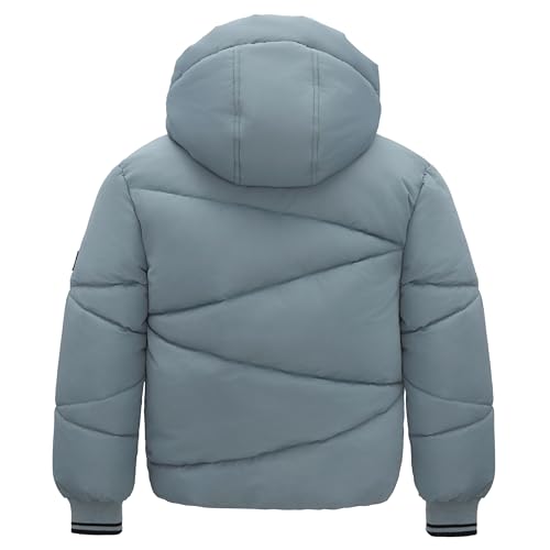 Rokka&Rolla Boys’ Midweight Water-Resistant Fleece-Lined Puffer Jacket2