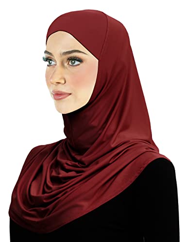 Lycra Hijab 1 piece Amira Easy Pull-on Instant Headscarf