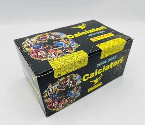 manuelkant Calciatori Panini 2024 2025 Scatola Box 100 bustine di figurine sigillate Edicola
