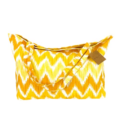Bolsa Playa Grande XXL Familiar 40L, Diseño Mediterráneo 65x40 cm
