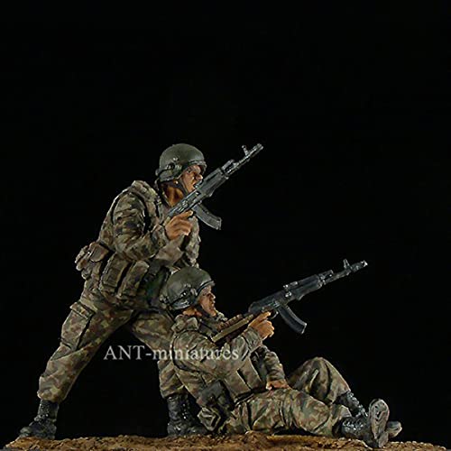 PANGCHENG Kit de Resina 1/35 Oficiales Spetsnaz FSB Rusia miniatura 1