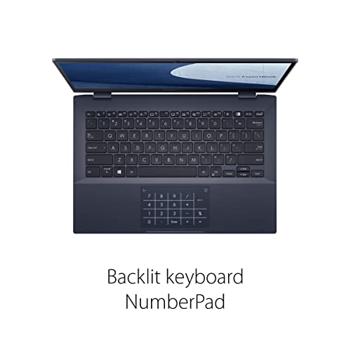 Image of ASUS ExpertBook B5 Thin & Light Flip Business Laptop, 14 inch FHD, Intel Core i7-1195G7, 1TB SSD, 32GB RAM, All Day Battery, Enterprise-Grade Video Conference, NumberPad, Win 11 Pro, B5402FEA-XS77T
