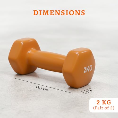 Image of Amazon Brand - Solimo Vinyl Dumbbell