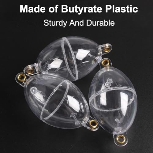 TopHomer 5Pcs Fishing Float Oval Plastic Water Ball Bubble Floats Water-Filling Floats Outdoor Fishing Accessories for Boat Fishing Sea Fishing Angling - Image 3